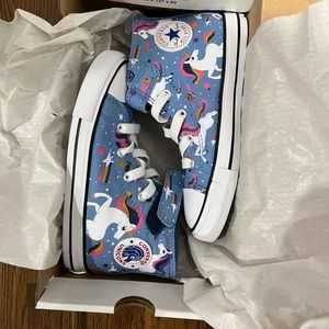 🆕 NEW Converse Chuck Taylor All Star Unicorns High Top Toddler Shoes Blue